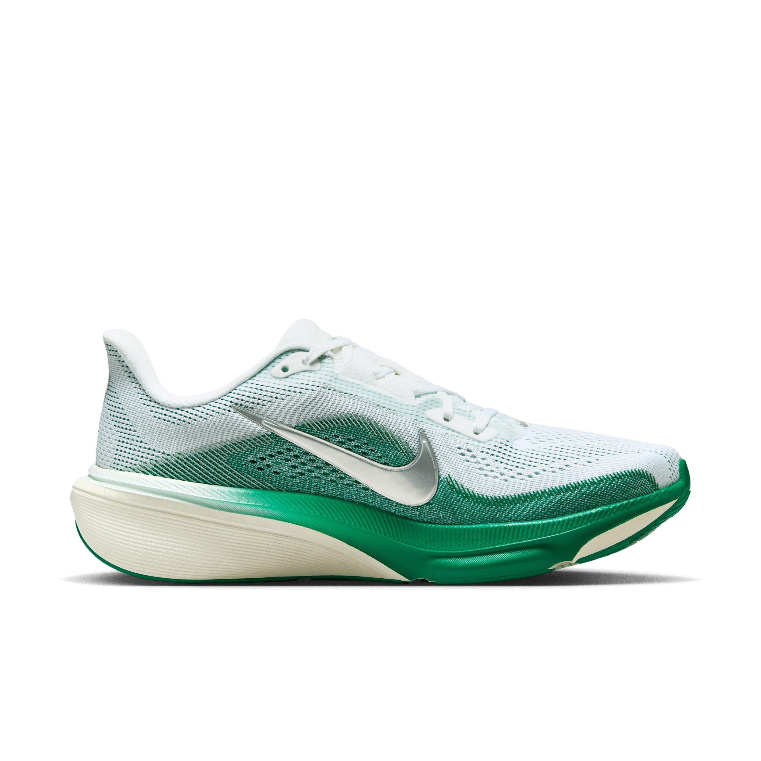 Nike Pegasus 42 "White/Malachite/Barely Green/Metallic Silver" Women's Road Running Shoe - WHITE/GREEN
